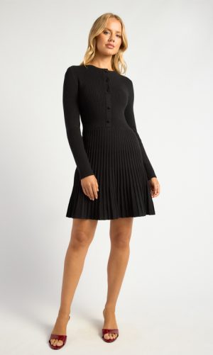 Vicki Button Up Knit Dress
