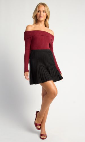 Taylor Knit Mini Skirt