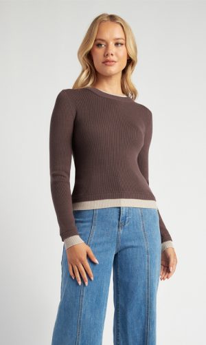 Dani Double Layer Detail Knit Top