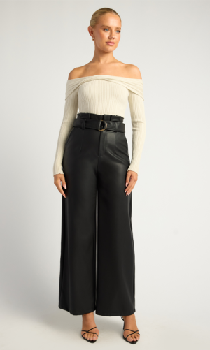 Giovanna Faux Leather Pants