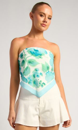 Caprina Floral Scarf Top