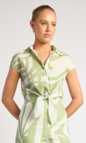 Kaylani Front Tie Top